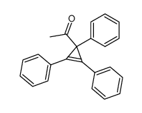 1,2,3-triphenyl-3-acetylcyclopropene结构式