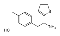 alpha-(p-Methylbenzyl)-2-thenylamine hydrochloride Structure
