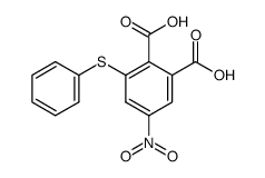 5-nitro-3-(phenylthio)phthalic acid Structure