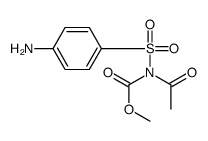 methyl N-acetyl-N-(4-aminophenyl)sulfonylcarbamate Structure