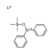 lithium,diphenyl(trimethylsilyloxy)silanide Structure
