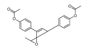 2,3-epoxy-3,4-bis(4'-acetoxyphenyl)-4-hexene结构式