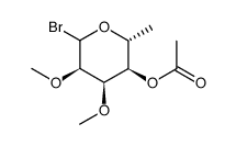 4-O-acetylmycinosyl bromide Structure