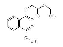 1,2-Benzenedicarboxylicacid, 1-(2-ethoxy-2-oxoethyl) 2-methyl ester Structure