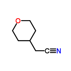 (Tetrahydropyran-4-yl)acetonitrile Structure