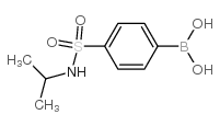 N-异丙基-4-硼苯磺酰胺结构式