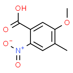 5-Methoxy-4-methyl-2-nitrobenzoic acid Structure