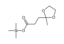 trimethylsilyl 3-(2-methyl-1,3-dioxolan-2-yl)propanoate结构式