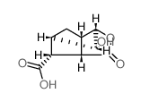 exo-2-hydroxy-5-oxo-4-oxatricyclo-[4.2.1.03,7]nonane-endo-9-carboxylic acid Structure