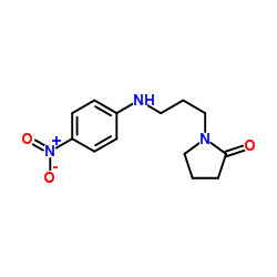 1-{3-[(4-Nitrophenyl)amino]propyl}-2-pyrrolidinone Structure