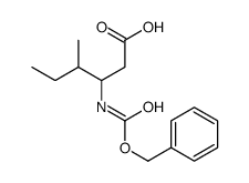 (3R,4S)-4-methyl-3-(phenylmethoxycarbonylamino)hexanoic acid结构式