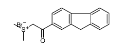 [2-(9H-fluoren-2-yl)-2-oxoethyl]-dimethylsulfanium,bromide结构式