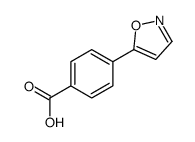 4-(异噁唑-5-基)苯甲酸结构式