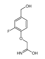 2-[2-fluoro-4-(hydroxymethyl)phenoxy]acetamide Structure