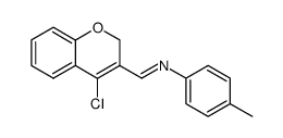(E)-1-(4-chloro-2H-chromen-3-yl)-N-(p-tolyl)methanimine Structure