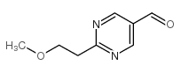 2-(2-甲氧基-乙基)-嘧啶-5-甲醛结构式