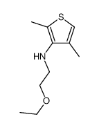 N-(2-ethoxyethyl)-2,4-dimethylthiophen-3-amine Structure