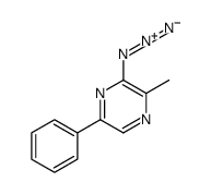 3-azido-2-methyl-5-phenylpyrazine结构式