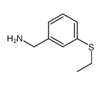 (3-(乙基硫代)苯基)甲胺结构式