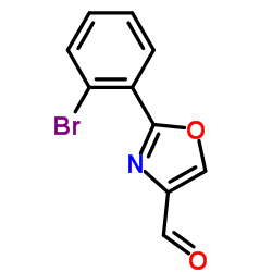 2-(2-溴苯基)-噁唑-4-甲醛结构式