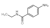 4-氨基-n-乙基苯甲酰胺结构式