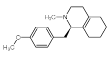 (R)-1-(4-甲氧基苄基)-2-甲基-1,2,3,4,5,6,7,8-八氢异喹啉结构式