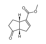 2-(Methoxycarbonyl)-cis-bicyclo<3.3.0>oct-2-en-6-one结构式