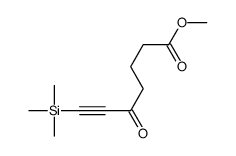methyl 5-oxo-7-trimethylsilylhept-6-ynoate结构式