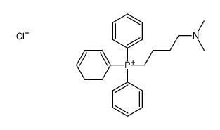 4-(dimethylamino)butyl-triphenylphosphanium,chloride Structure