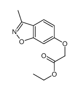 ethyl 2-[(3-methyl-1,2-benzoxazol-6-yl)oxy]acetate Structure