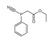 ethyl 2-[cyano(phenyl)phosphanyl]acetate Structure
