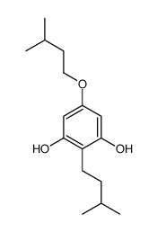 5-(3-methylbutoxy)-2-(3-methylbutyl)benzene-1,3-diol结构式