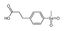 3-(4-methylselenonylphenyl)propanoic acid Structure
