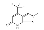 2-甲基-4-(三氟甲基)-2H-吡唑并[3,4-b]吡啶-6-醇结构式