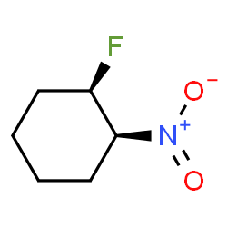 Cyclohexane, 1-fluoro-2-nitro-, cis- (9CI) Structure