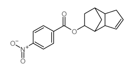 3a,4,5,6,7,7a-hexahydro-1h-4,7-methanoinden-5-yl 4-nitrobenzoate结构式