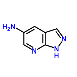 1H-吡唑并[3,4-b]吡啶-5-胺结构式