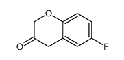 6-氟苯并二氢吡喃-3-酮结构式