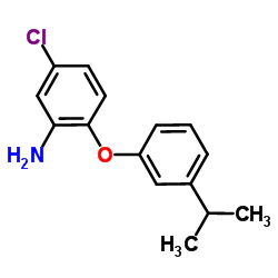 5-Chloro-2-(3-isopropylphenoxy)aniline Structure