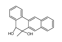 (5S,6R)-6-methyl-5H-benzo[a]anthracene-5,6-diol结构式
