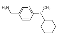 5-(Aminomethyl)-N-cyclohexyl-N-methyl-2-pyridinamine Structure