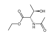 N-acetyl-L-threonine ethyl ester Structure