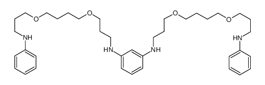 N1,N3-bis(3-{4-[3-(phenylamino)propoxy]butoxy}propyl)benzene-1,3-diamine Structure