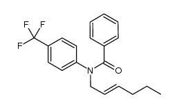 (E)-N-(hex-2-en-1-yl)-N-(4-(trifluoromethyl)phenyl)benzamide Structure