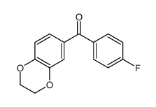 (2,3-Dihydro-1,4-benzodioxin-6-yl)(4-fluorophenyl)methanone Structure