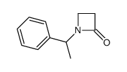 1-(1-phenylethyl)azetidin-2-one结构式