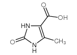 2,3-二氢-5-甲基-2-氧代-1H-咪唑-4-羧酸结构式