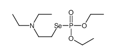 2-diethoxyphosphorylselanyl-N,N-diethylethanamine Structure