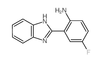 Benzenamine,2-(1H-benzimidazol-2-yl)-4-fluoro- Structure