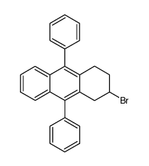 2-bromo-9,10-diphenyl-1,2,3,4-tetrahydro-anthracene Structure